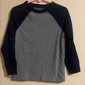 Cat & Jack Long Sleeve Shirt in Gray and Navy